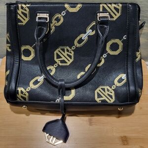 Black and Gold Designer Handbag Nina Karina